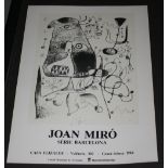 JOAN MIRO - Art exhibition poster for Ja