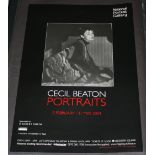 CECIL BEATON - Art exhibition poster for