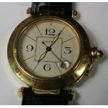 CARTIER - stunning gents Cartier Pasha a