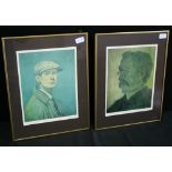 LOWRY - Collection of 2 framed prints by