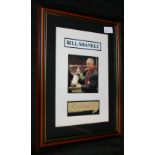 BILL SHANKLY - A framed display to inclu