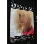 MADONNA - signed Madonna poster (German)