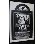 GRATEFUL DEAD - original concert poster