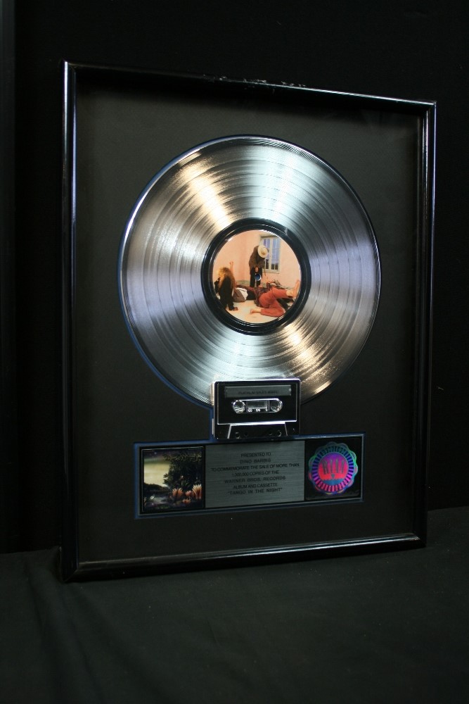 FLEETWOOD MAC - RIAA platinum award to c