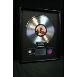 FLEETWOOD MAC - RIAA platinum award to c