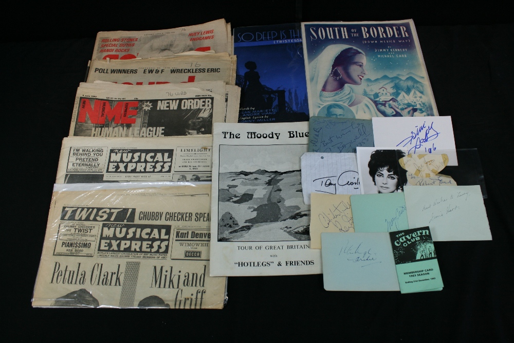 AUTOGRAPHS/MEMORABILIA - collection of m