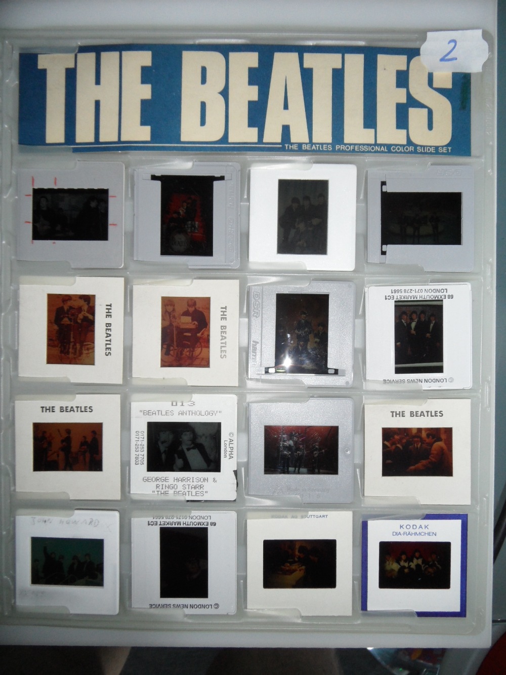 THE BEATLES - 16 original slides of The - Image 7 of 7