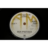 SEX PISTOLS - original A&M copy of "God