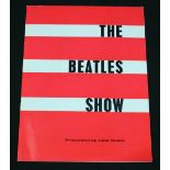 PROGRAMME - for The Beatles Show, which