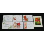 PAUL MCCARTNEY - seven florist cards sen