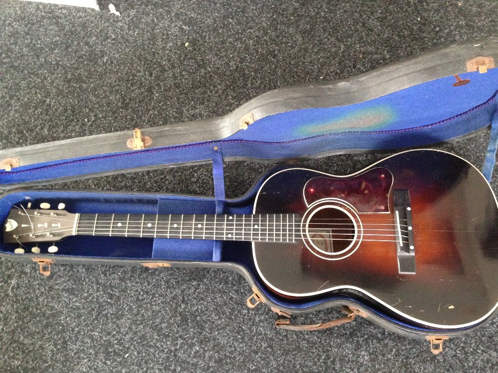 MARTIN COLETTI GUITAR - nice and early acoustic guitar made by Martin Colletti (signed on label