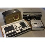 CASSETTE RECORDERS & RADIOS - four items