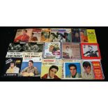 ELVIS PRESLEY - Collection of 19 x 7" singles, to include original UK pressings.