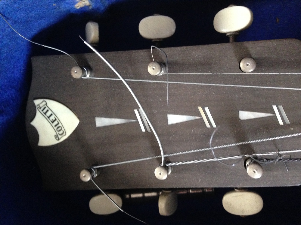 MARTIN COLETTI GUITAR - nice and early acoustic guitar made by Martin Colletti (signed on label - Image 3 of 4