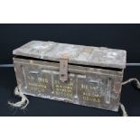 AMMUNITION BOX - A Bomb metal case,