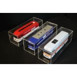 SPARK TRANSPORTER MODELS - a set of Spark 1:43 scale F1 racing team transporters x3 to include a J.