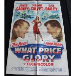 WHAT PRICE GLORY - JAMES CAGNEY - an original US 1 sheet film poster. Ex cond (folded).