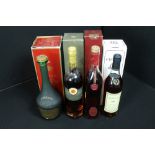 COGNAC  - 4 Bottles of Napoleon Cognac to include, Gaston De Lagrange boxed (1L),