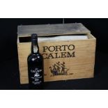 VINTAGE PORT - eleven bottles of 1985 Calem port, evidence of seepage from four bottles.