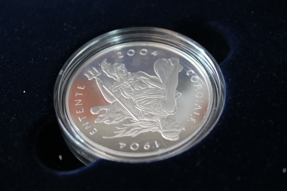 GREAT BRITISH SILVER PROOF COINS - a collection commemorative silver proof coins x4 in original - Image 3 of 3