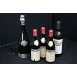 BURGUNDY - 3 small 1962 bottles of PIAT Gevrey Chambertin burgundy,