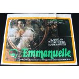 RISQUE - EMMANUELLE - Original UK quad film poster. Ex cond (folded).