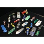DINKY MECCANO DIE CAST CARS - A collection of Dinky Meccano & Corgi  racing cars to include the