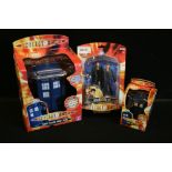 DOCTOR WHO - A collection of Dr Who toys to include a 'Tardis Talking Money Bank',