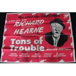 TONS OF TROUBLE - MR. PASTRY - an original UK quad film poster. Ex cond (folded).