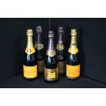 CHAMPAGNE - 5 bottles of Champagne to include a 1979 & 1988 Veuve Clicquot (750ml),