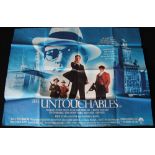ACTION - THE UNTOUCHABLES - AL CAPONE - an original UK quad film poster. Ex cond (folded).