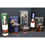 COGNAC - 5 Bottles of Napoleon Cognac to include, Hine Napoleon Cognac (70cl) boxed,