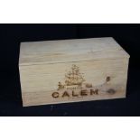 VINTAGE PORT - six bottles of 1999 Calem Vintage Port in unopened original wooden case.