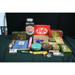 CHOCOLATE/ SWEET TINS - Collection of 33 various sweet packets,