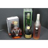 COGNAC - 3 bottles of XO Cognac to include Chauraud & Fils XO Cognac (700ml),