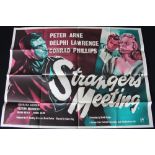 STRANGER'S MEETING - an original UK quad film poster. Ex cond (folded).