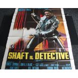 ACTION - SHAFT IL DETECTIVE, Original Italian 2 sheet film poster. Excellent condition (folded).