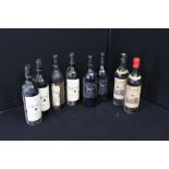 RED WINE - FRENCH - 8 bottles to include 2 Chateau Chambeaud 1967 (foil missing off one bottle),