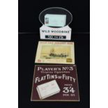 TOBACCO - 1920-30's cardboard advertising tobacco for Players No.