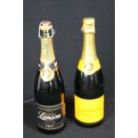 CHAMPAGNE -  2 bottles to include a bottle of Veuve Clicquot Ponsardin Reims France Brut (12%/75cl)