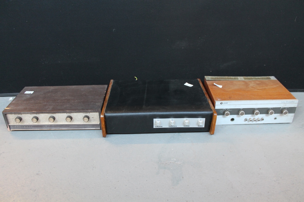 AMPLIFIER - three assorted amps to include a Leak Delta 30 amplifier,