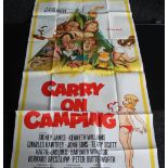 COMEDY - Carry on Camping, original 2 sheet film poster to include UK quad.