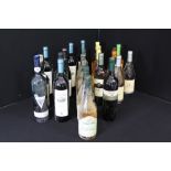 WHITE WINE - 22 bottles of white wine, various origins, date ranges from 1987 - 2005.