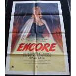 ENCORE - Original UK crown film poster. Ex cond (folded).