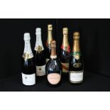 CHAMPAGNE -  6 bottles to include 2 x Pol Roger Extra Dry (750ml), Bollinger Special Cuvee (75cl),