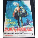 ILL MET BY MOONLIGHT - DIRK BOGARDE Original UK crown film poster. Ex cond (folded).