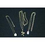 NECKLACE - a collection of three necklace and pendants.