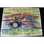 THE ONE PIECE BATHING SUIT - an original UK quad film poster. Ex cond (folded).