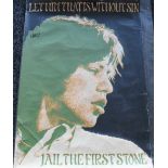 MICK JAGGER / ROLLING STONES - original ''Let Him That Is Without Sin Jail The First Stone'' VROOM