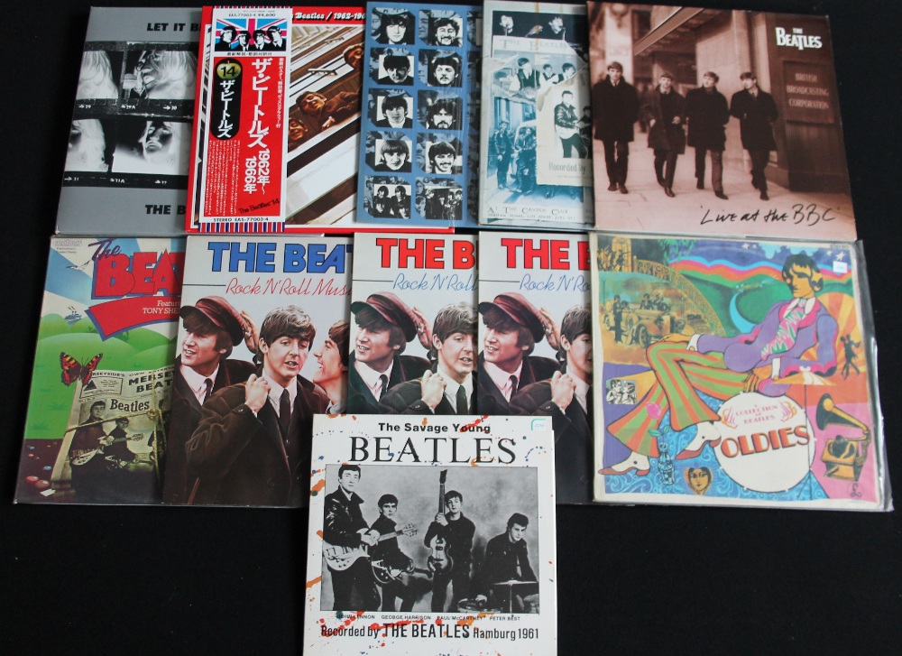 BEATLES AND RELATED - Collection of 17 x LP's to include hard to find pressings.